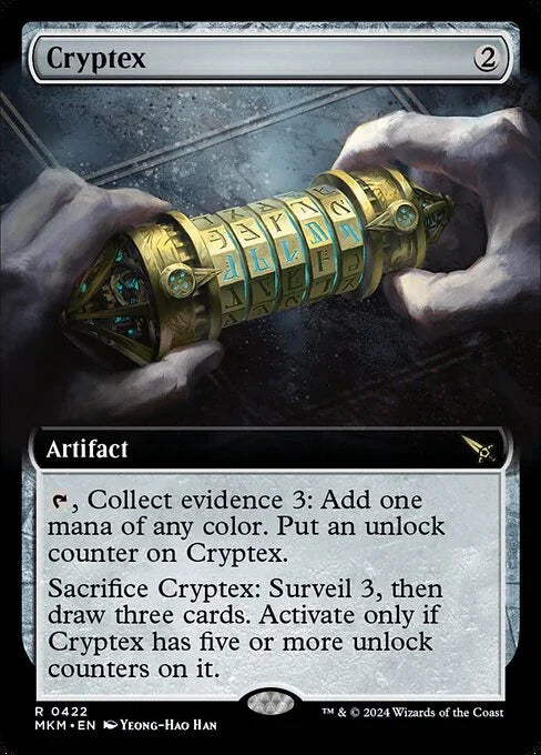 [Foil] MKM 422 Cryptex (Extended Art) R