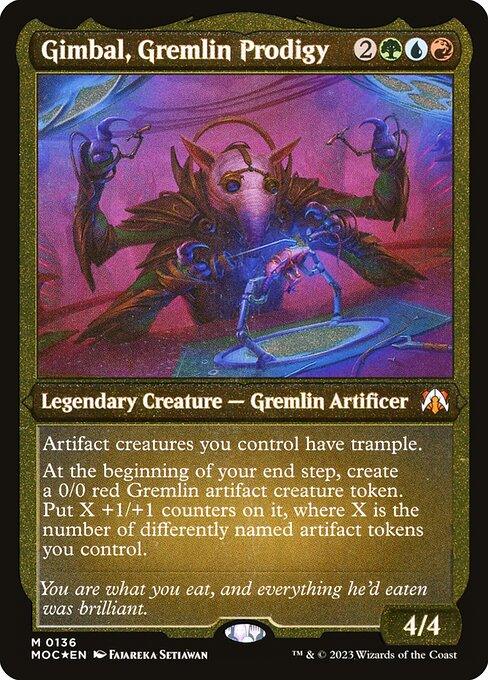 MOC 136 Gimbal, Gremlin Prodigy (Display Commander - Not Tournament Legal) M