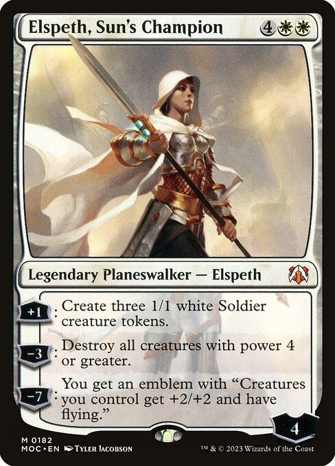 MOC 182 Elspeth, Sun's Champion M