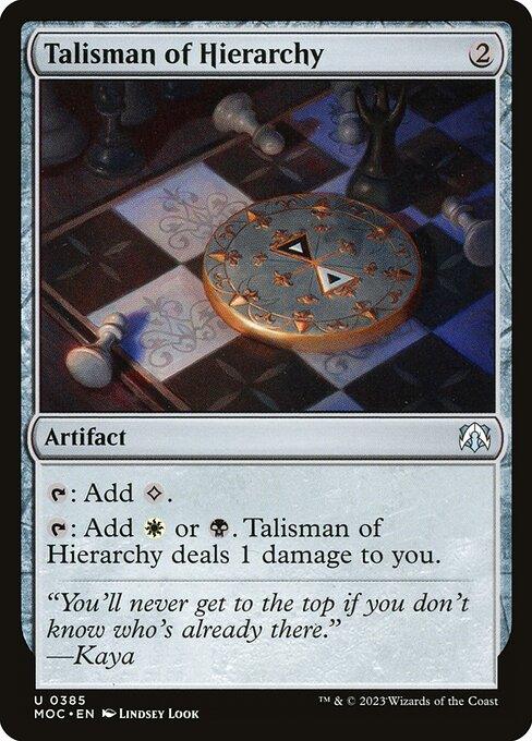 MOC 385 Talisman of Hierarchy U