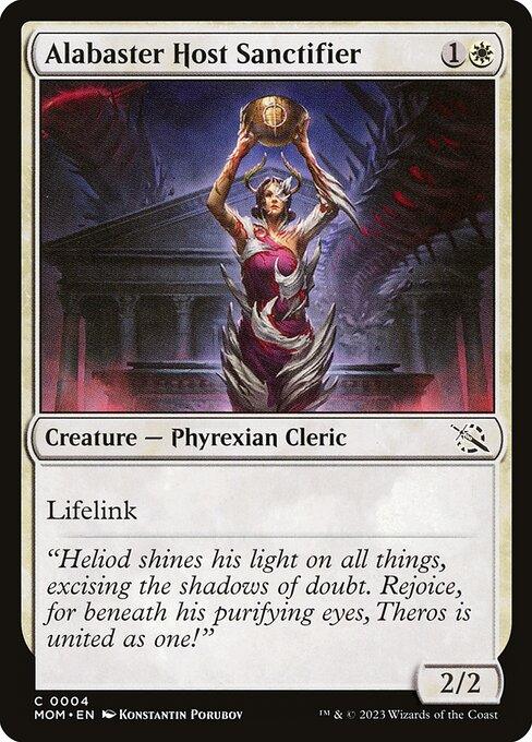 [Foil] MOM 004 Alabaster Host Sanctifier C