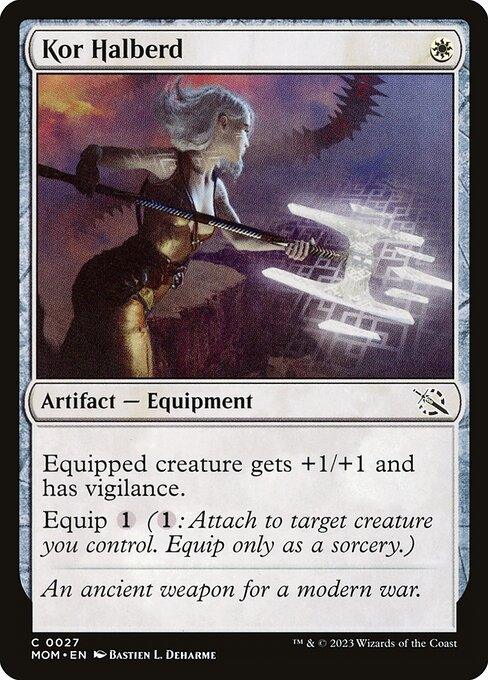 [Foil] MOM 027 Kor Halberd C