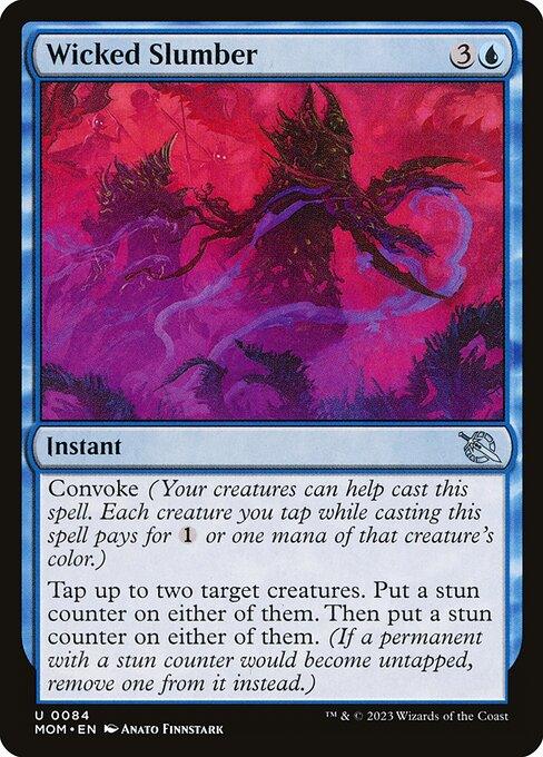 [Foil] MOM 084 Wicked Slumber U