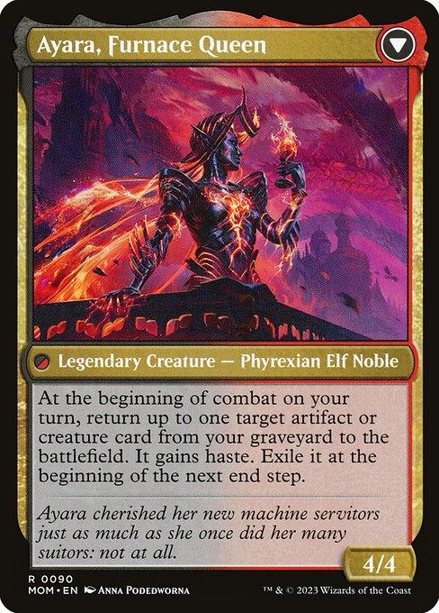 [Foil] MOM 090 Ayara, Widow of the Realm R