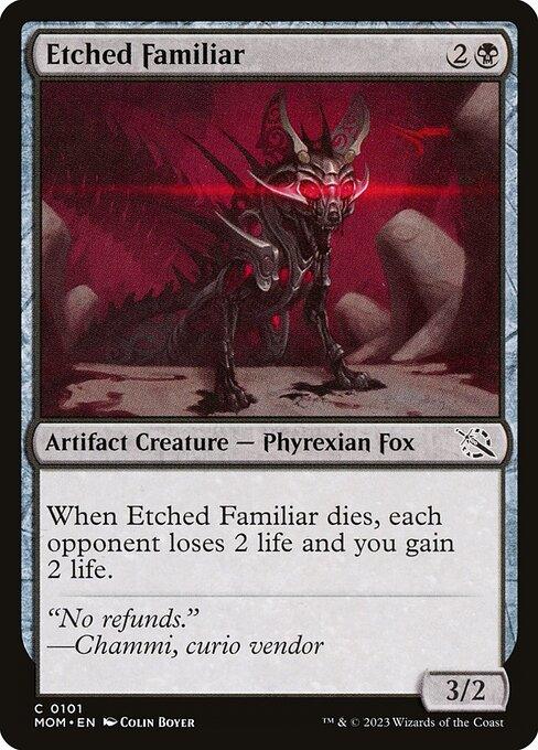 [Foil] MOM 101 Etched Familiar C