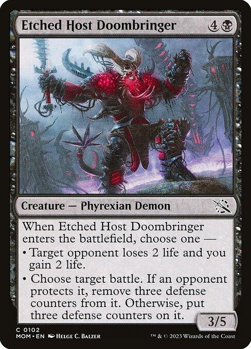 MOM 102 Etched Host Doombringer C