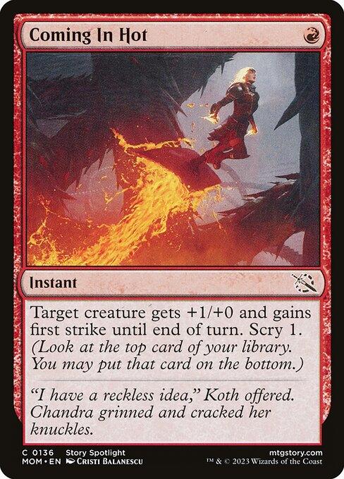 [Foil] MOM 136 Coming In Hot C