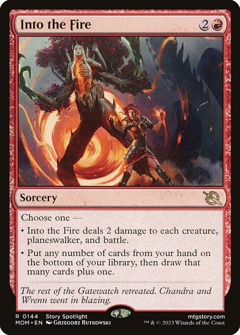 [Foil] MOM 144 Into the Fire R