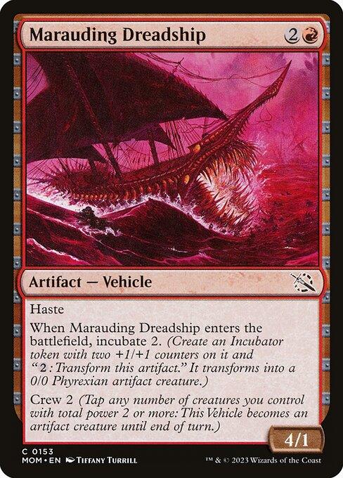 [Foil] MOM 153 Marauding Dreadship C