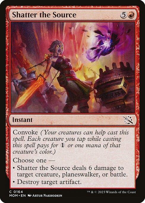 [Foil] MOM 164 Shatter the Source C