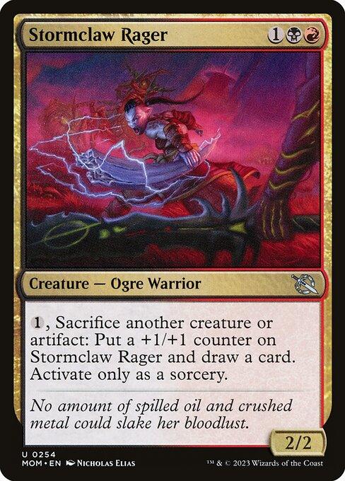 [Foil] MOM 254 Stormclaw Rager U