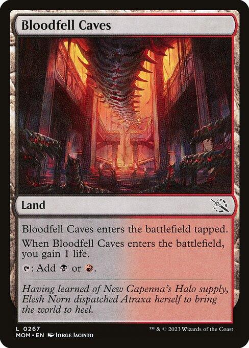 [Foil] MOM 267 Bloodfell Caves L