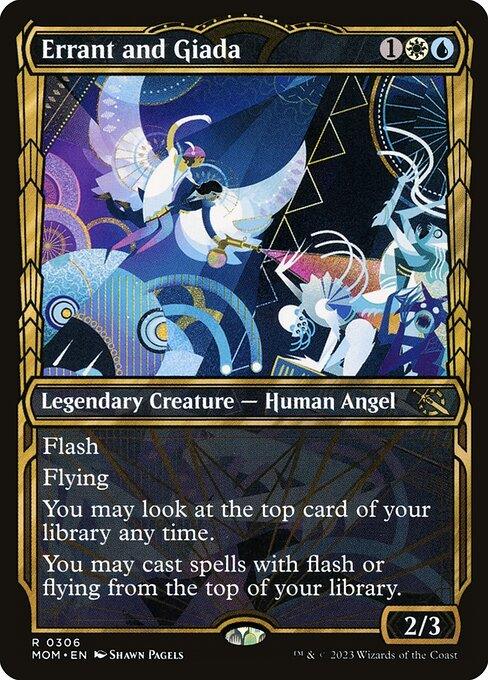 [Foil] MOM 306 Errant and Giada (0306 - Showcase) R