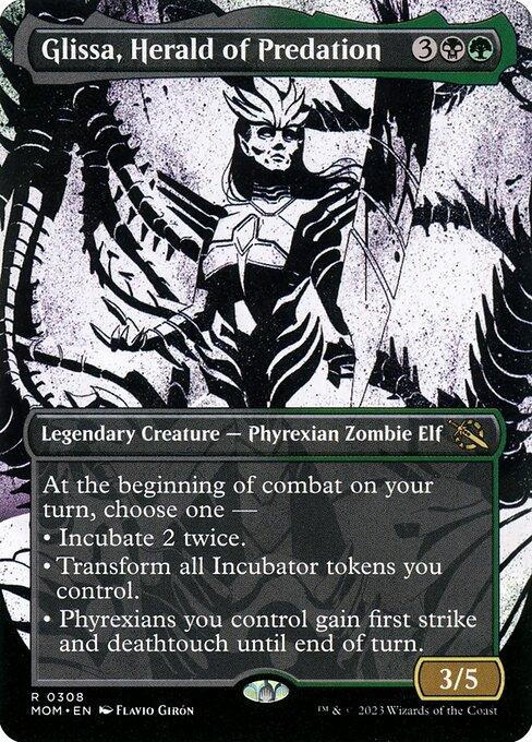 MOM 308 Glissa, Herald of Predation (0308 - Borderless) R
