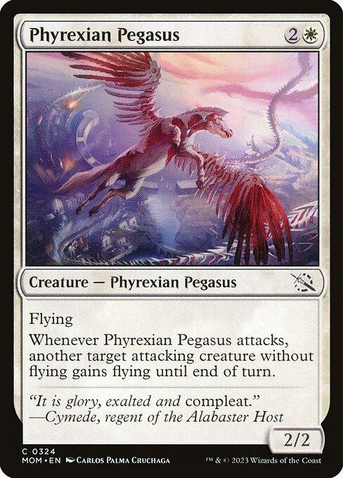 [Foil] MOM 324 Phyrexian Pegasus C