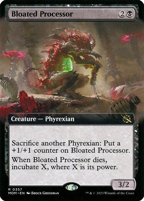 [Foil] MOM 357 Bloated Processor (0357 - Extended Art) R