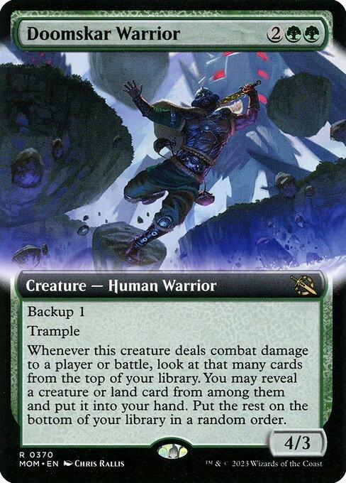 MOM 370 Doomskar Warrior (0370 - Extended Art) R