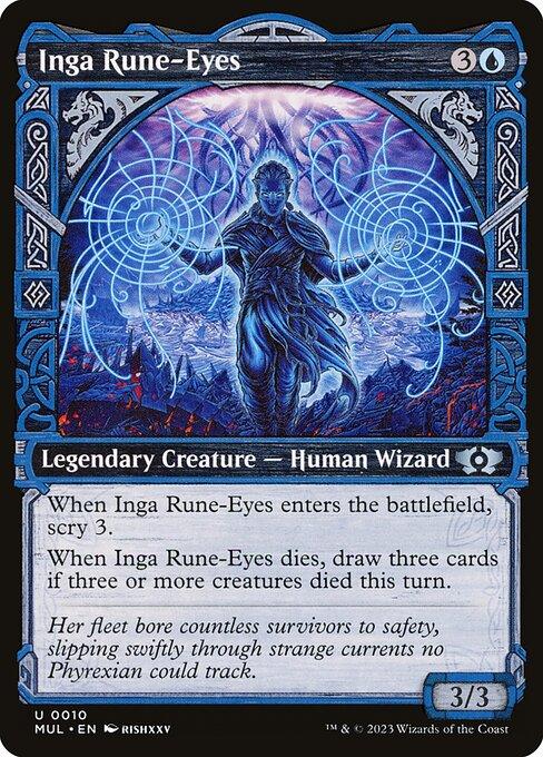 [Foil] MUL 010 Inga Rune-Eyes U
