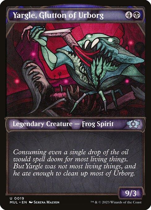 [Foil] MUL 019 Yargle, Glutton of Urborg U