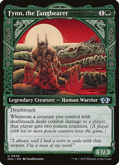 [Foil] MUL 026 Fynn, the Fangbearer U