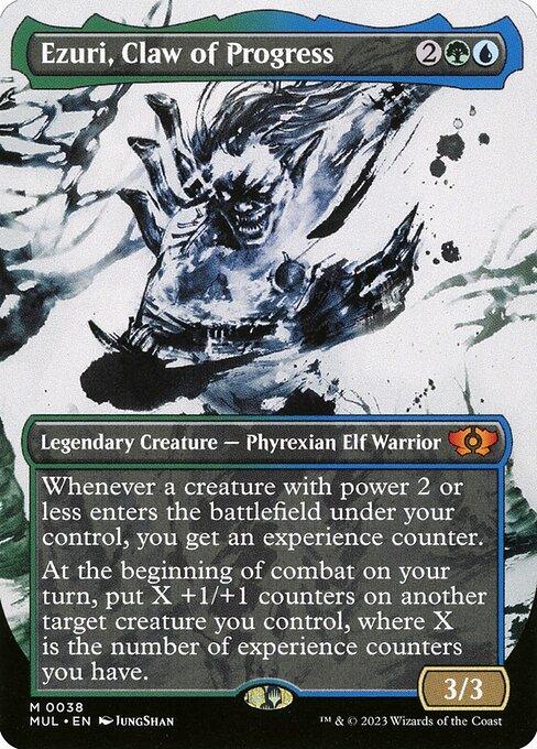 [Foil] MUL 038 Ezuri, Claw of Progress M