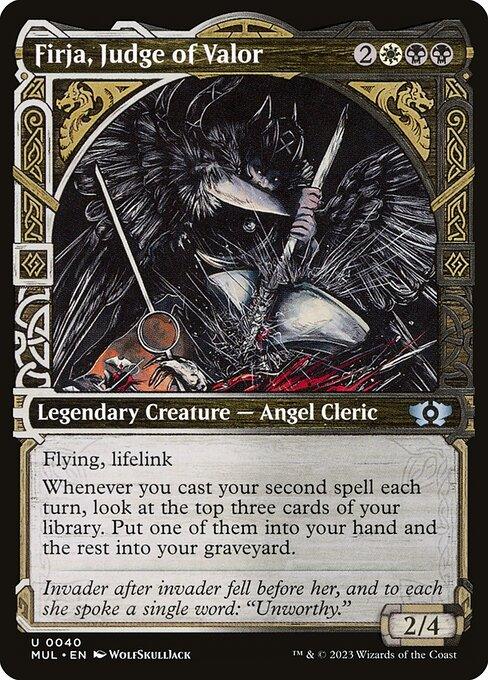 [Foil] MUL 040 Firja, Judge of Valor U