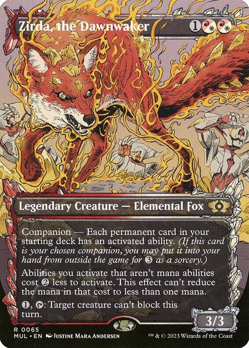 [Foil] MUL 065 Zirda, the Dawnwaker R