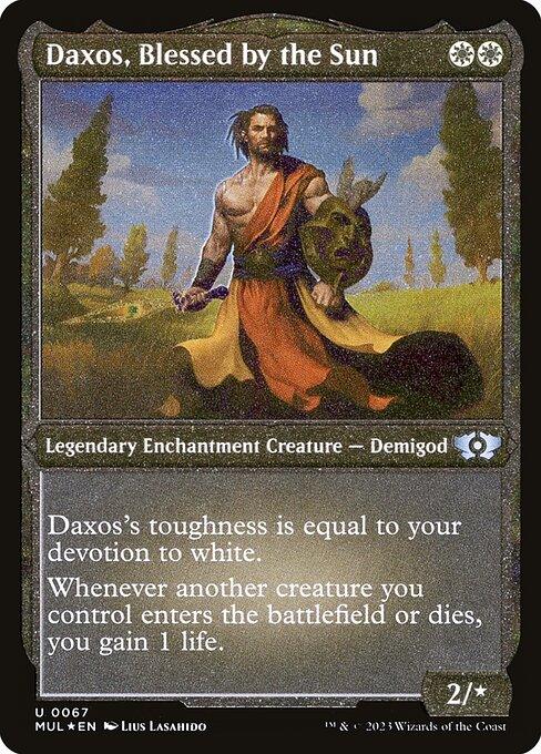 [Foil Etched] MUL 067 Daxos, Blessed by the Sun (0067 - Foil Etched) U