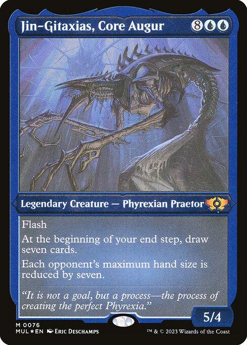 [Foil Etched] MUL 076 Jin-Gitaxias, Core Augur (0076 - Foil Etched) M