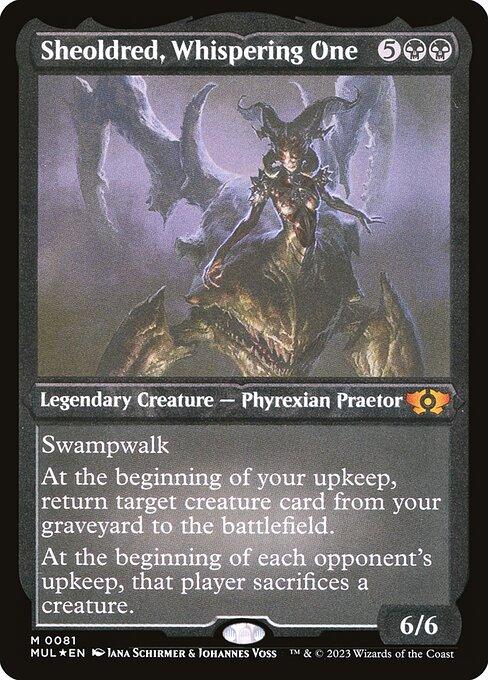 [Foil Etched] MUL 081 Sheoldred, Whispering One (0081 - Foil Etched) M