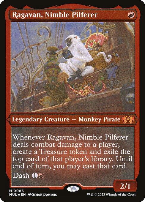 [Foil Etched] MUL 086 Ragavan, Nimble Pilferer (0086 - Foil Etched) M