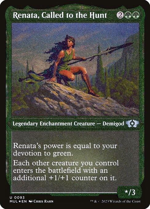 [Foil Etched] MUL 093 Renata, Called to the Hunt (0093 - Foil Etched) U