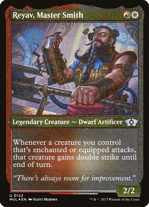 [Foil Etched] MUL 122 Reyav, Master Smith (0122 - Foil Etched) U