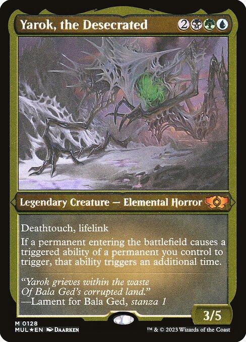 [Foil Etched] MUL 128 Yarok, the Desecrated (0128 - Foil Etched) M