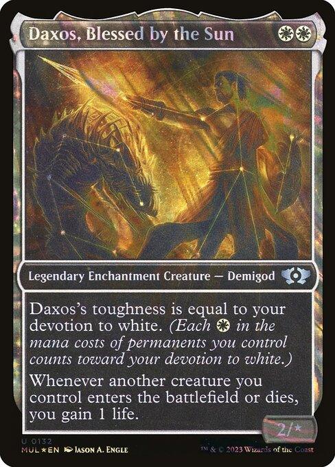 [Foil] MUL 132 Daxos, Blessed by the Sun (0132 - Halo Foil) U