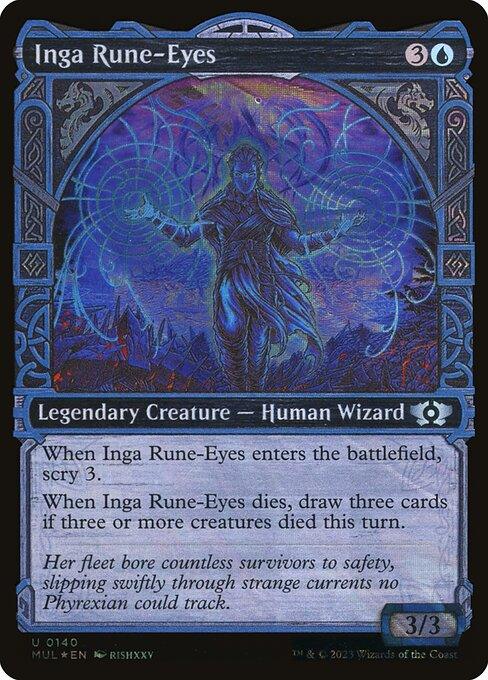[Foil] MUL 140 Inga Rune-Eyes (0140 - Halo Foil) U