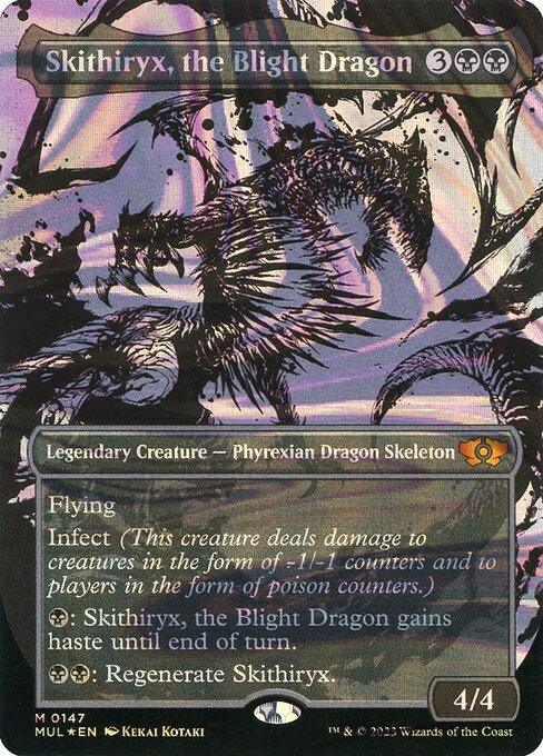 [Foil] MUL 147 Skithiryx, the Blight Dragon (0147 - Halo Foil) M