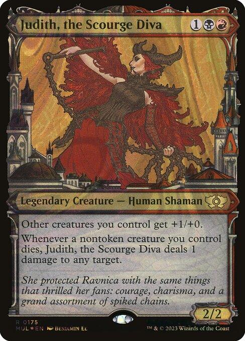 [Foil] MUL 175 Judith, the Scourge Diva (0175 - Halo Foil) R