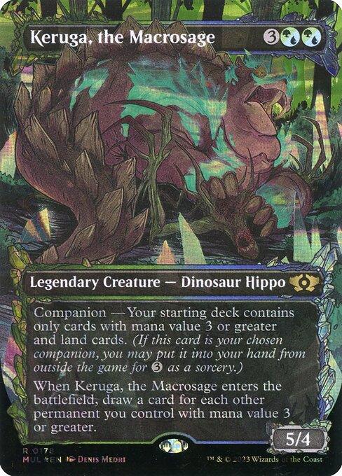 [Foil] MUL 178 Keruga, the Macrosage (0178 - Halo Foil) R