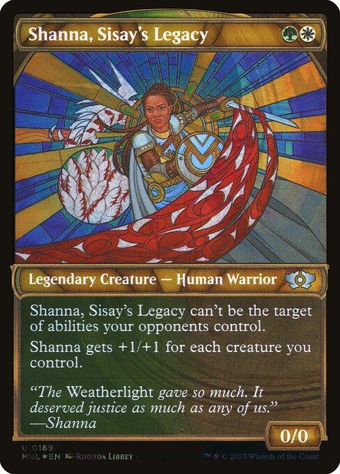 [Foil] MUL 189 Shanna, Sisay's Legacy (0189 - Halo Foil) U