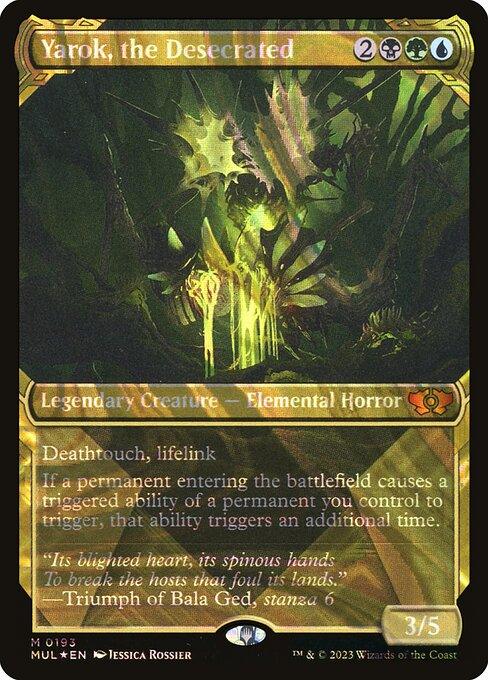 [Foil] MUL 193 Yarok, the Desecrated (0193 - Halo Foil) M