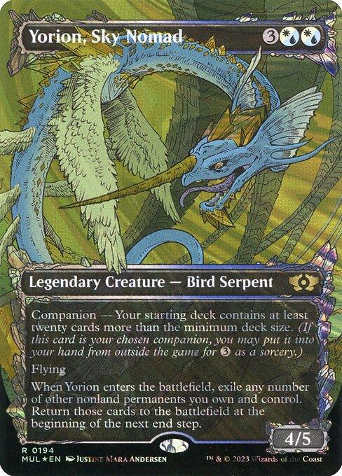 [Foil] MUL 194 Yorion, Sky Nomad (0194 - Halo Foil) R