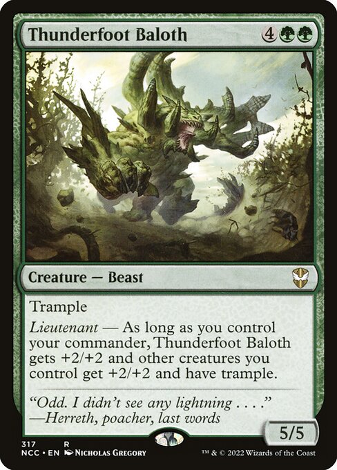 NCC 317 Thunderfoot Baloth R