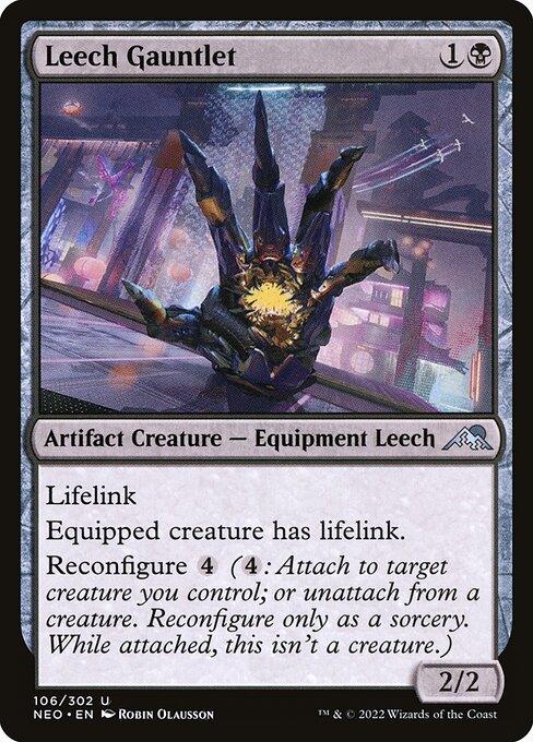[Foil] NEO 106 Leech Gauntlet U