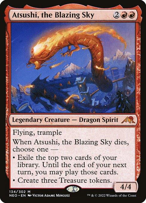 [Foil] NEO 134 Atsushi, the Blazing Sky M