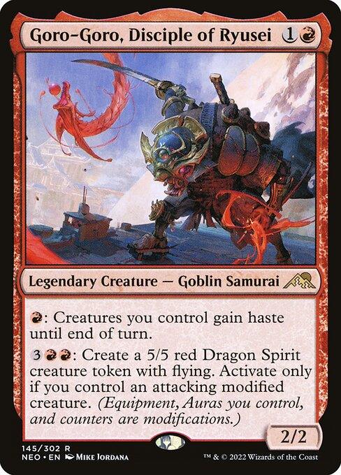 [Foil] NEO 145 Goro-Goro, Disciple of Ryusei R