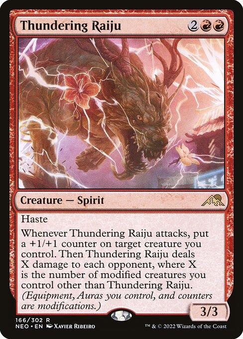 [Foil] NEO 166 Thundering Raiju R
