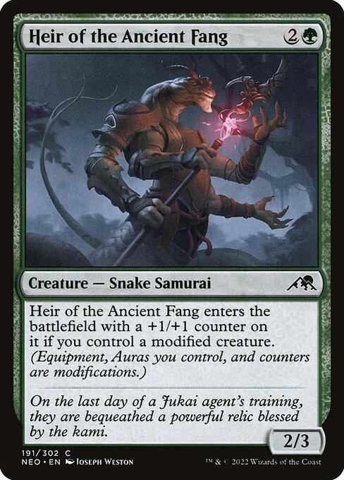 [Foil] NEO 191 Heir of the Ancient Fang C