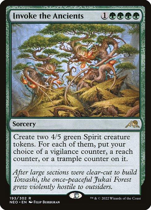 [Foil] NEO 193 Invoke the Ancients R