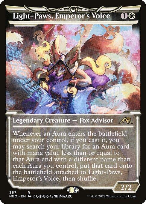 [Foil] NEO 367 Light-Paws, Emperor's Voice (Showcase) R